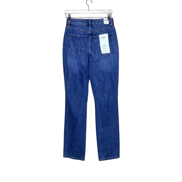 Rolla's Classic Straight Leg High Rise Organic Distressed Jeans NWT Size 26 - Picture 4 of 8